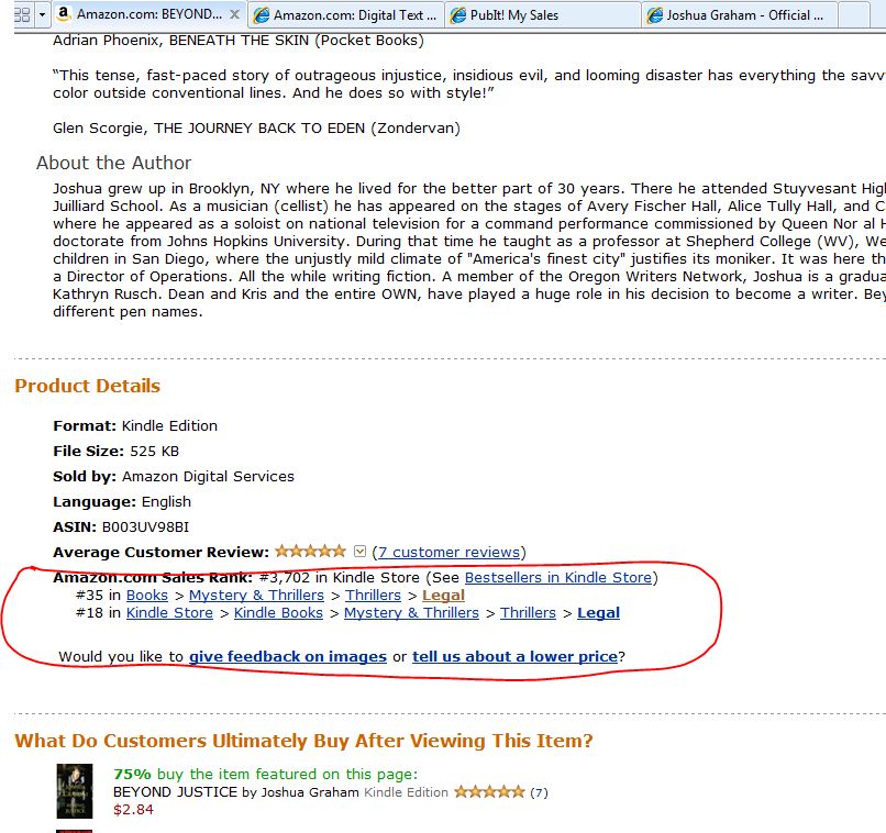 #18 and #35 bestseller 10-7